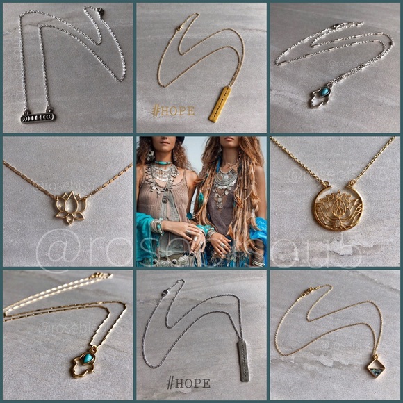 E&L🌙Delicate Gold Lotus Pendant Layering Necklace - Picture 8 of 8